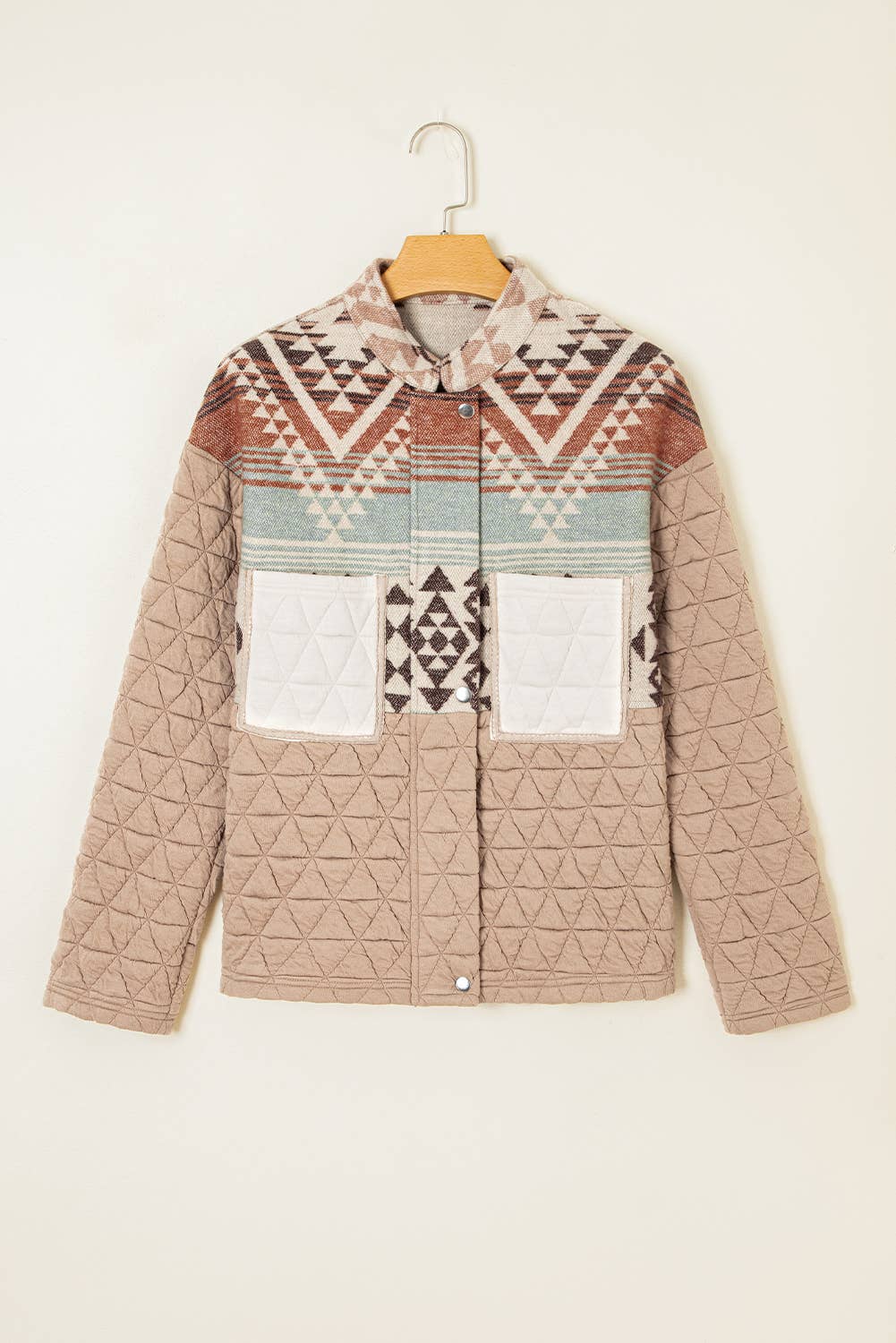 Western Quilted Patchwork Western Fashion Jacket