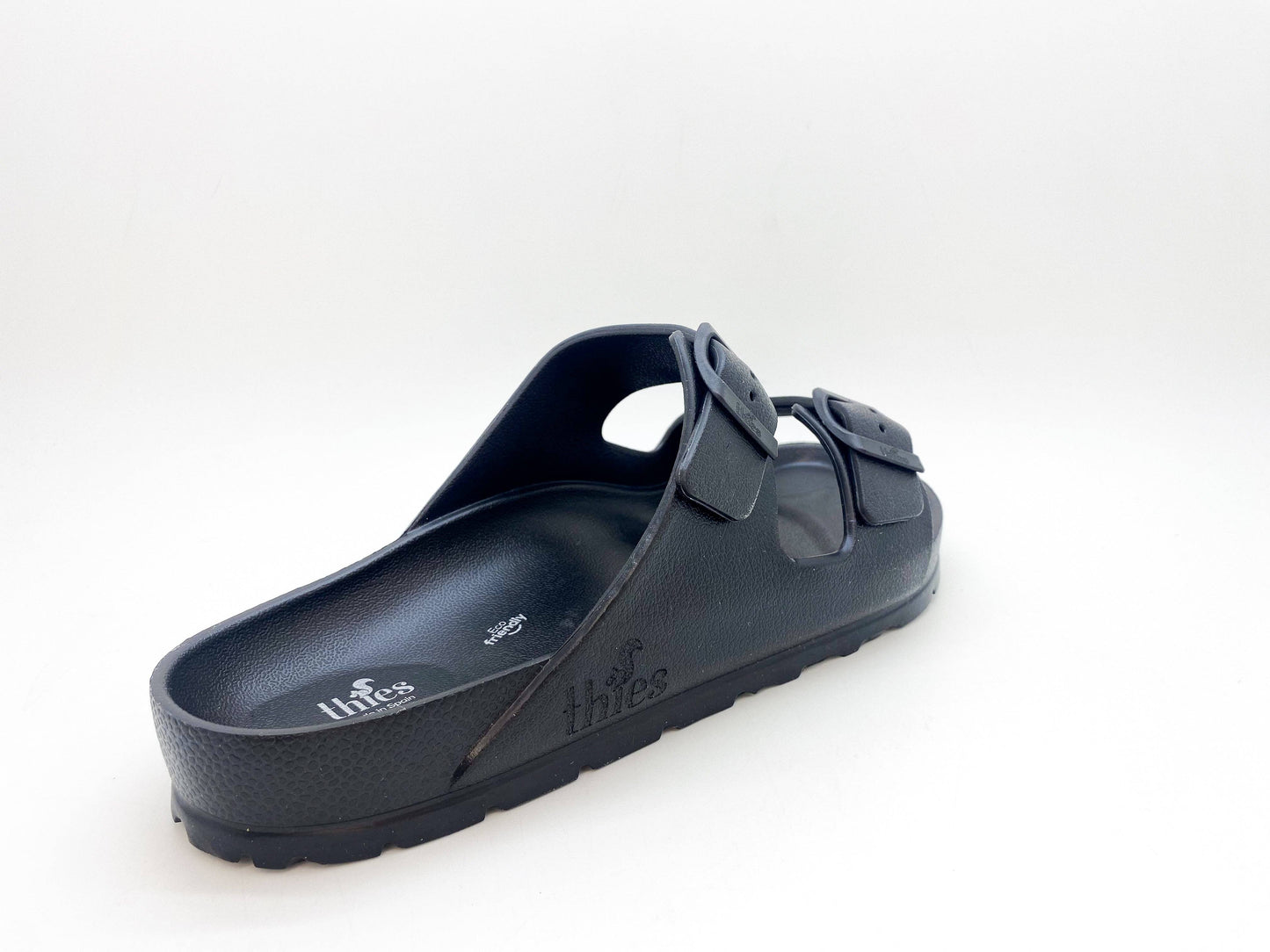 Thies 1856 ® Ecofoam Vegan Sandals - Black