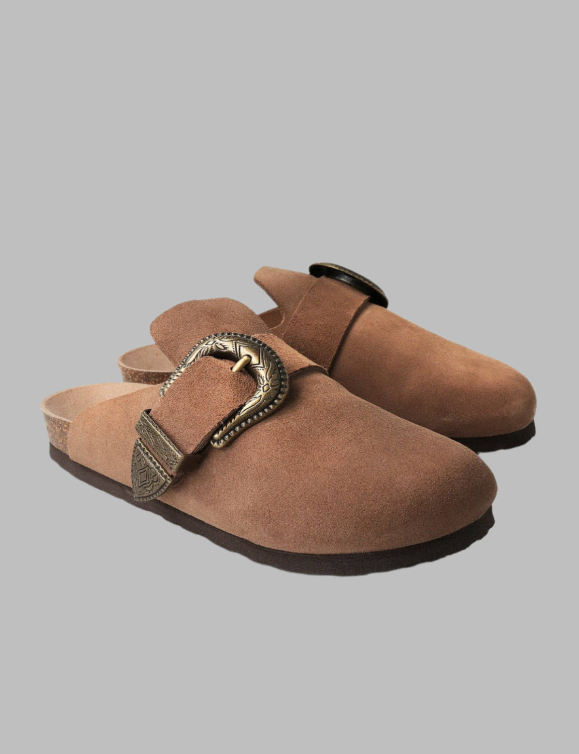 Cowhide Slip On Western Style Shoes