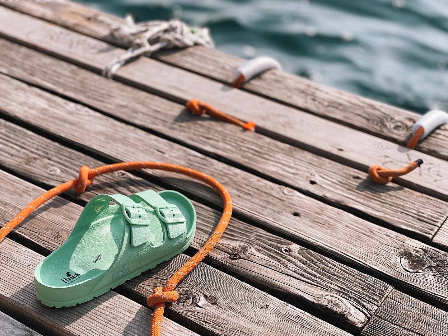 Thies 1856 ® Ecofoam Sandal Vegan - Mint