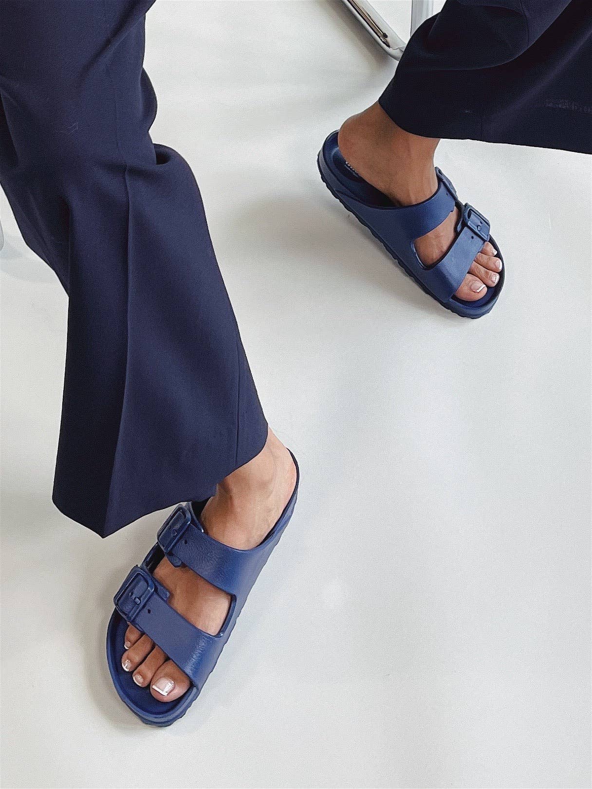 Thies 1856 ® Ecofoam Sandal Vegan - Navy