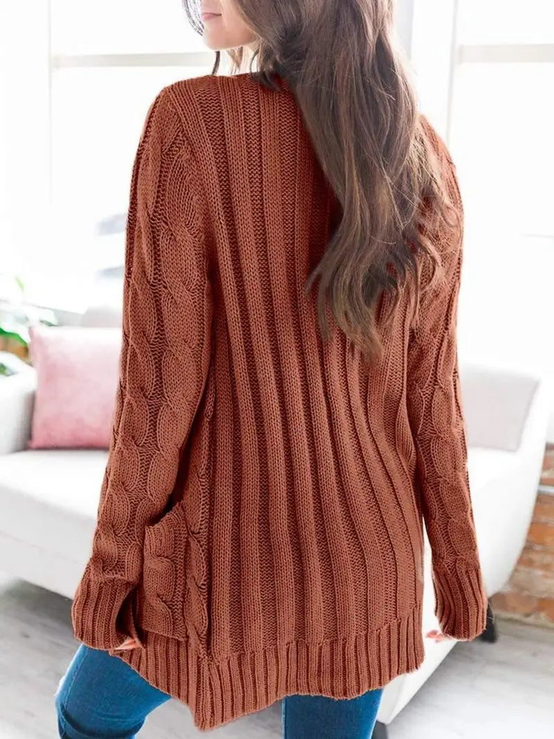 Women's Cable Cardigan Sweater