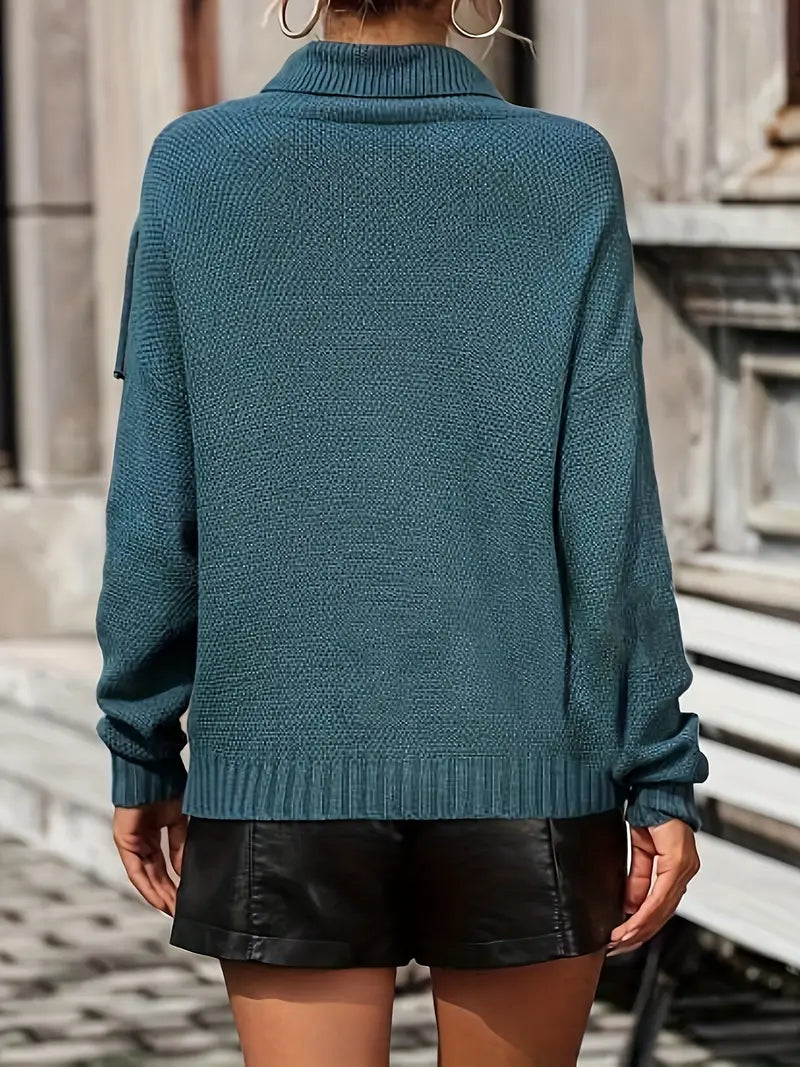 Cozy Women's Loose Fit Tassel Sweater for Effortless Autumn Layerin